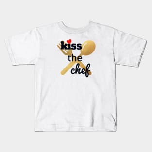 kiss the chef Kids T-Shirt